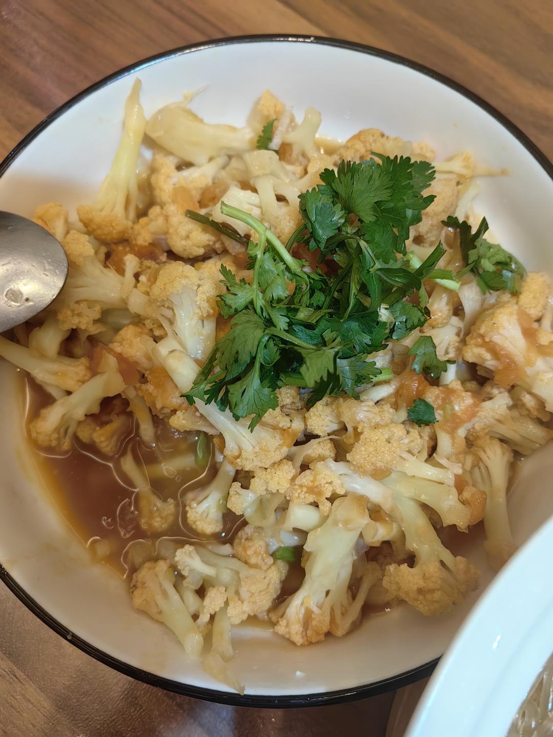 家常新手番茄炒花菜