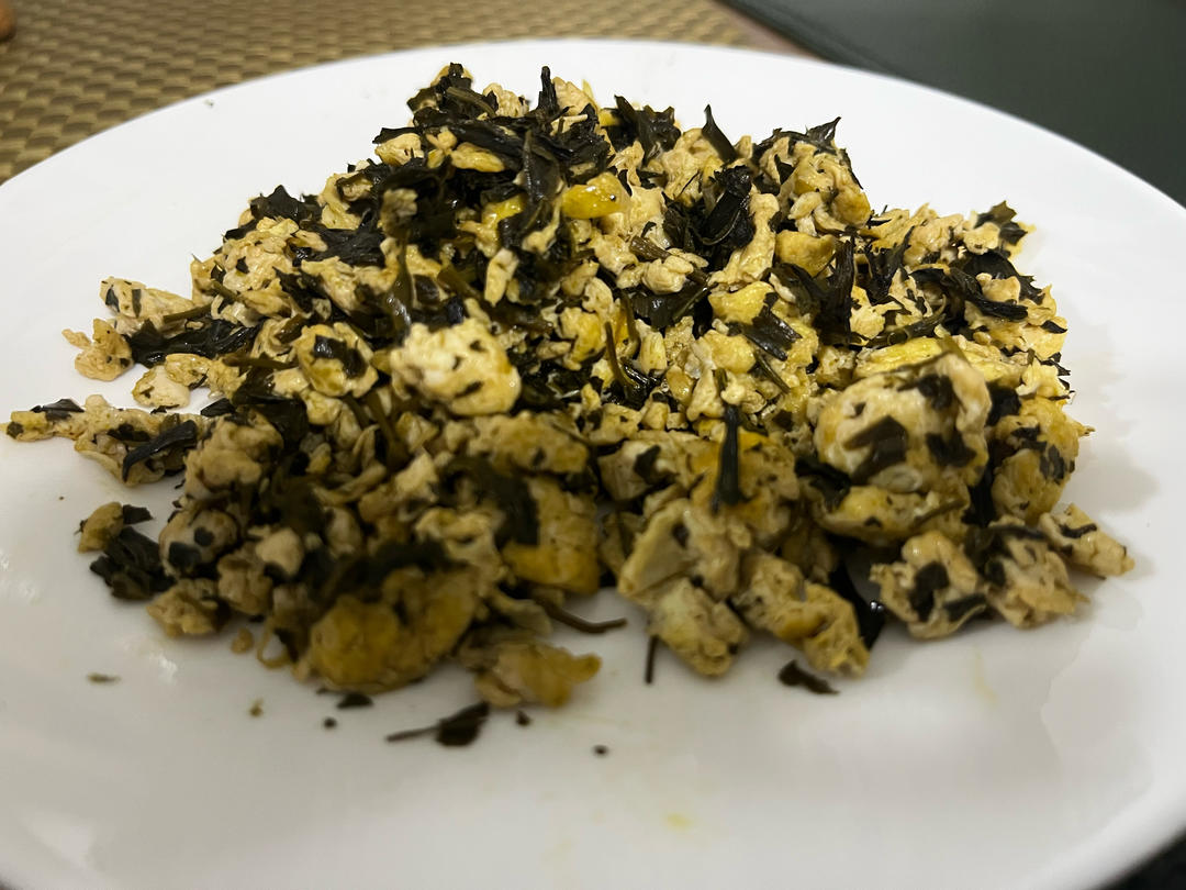 绿茶炒鸡蛋