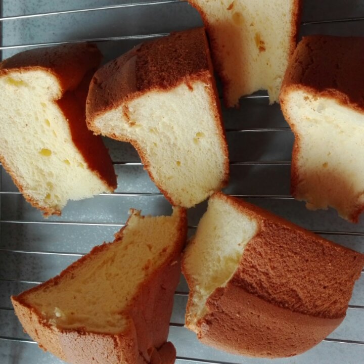 超好记八寸戚风蛋糕（后蛋法）