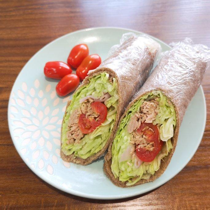 全麦煎饼卷一切