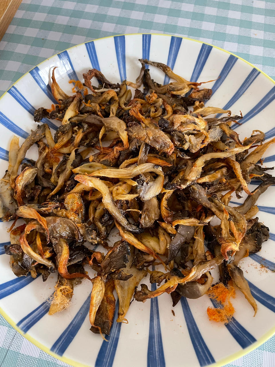 简单的炸平菇蘑菇（空气炸锅）