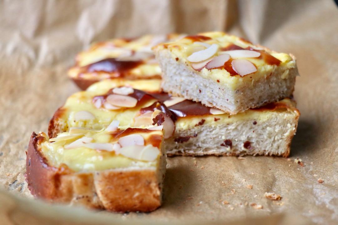 乳酪厚片（消耗吐司，奶油奶酪）