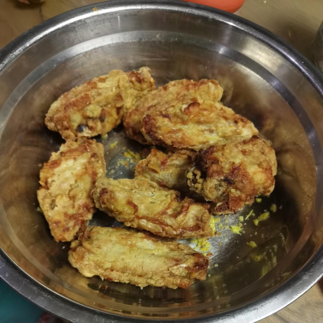 免油炸‼️柠檬脆皮椒盐鸡翅🍋清香酥脆超美味