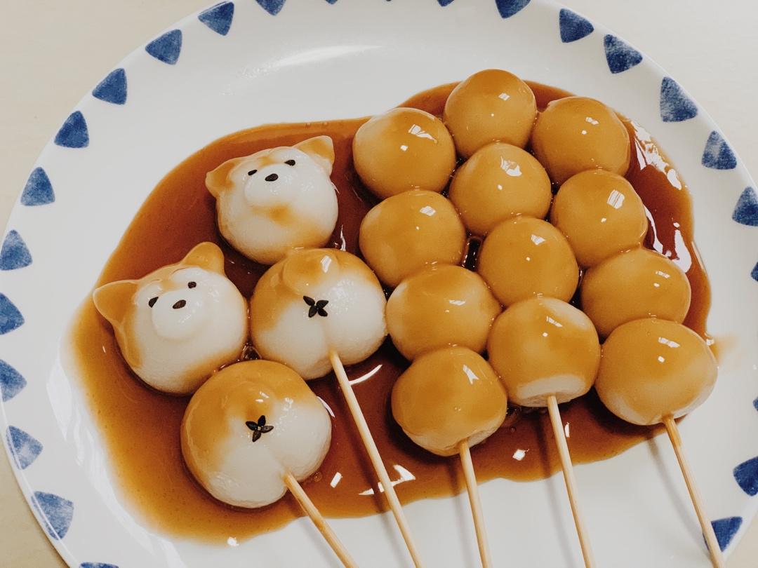 日式柴犬御手洗团子