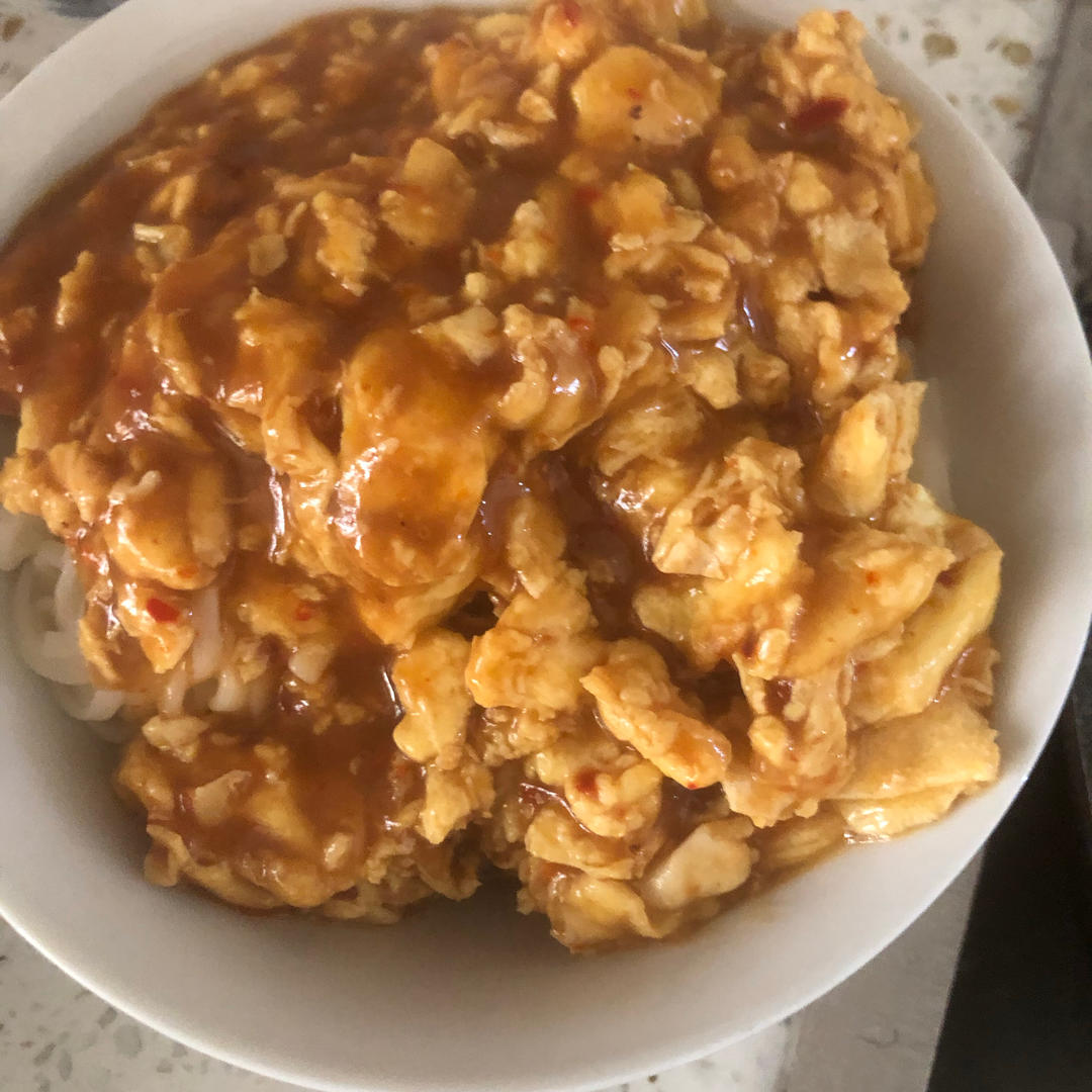鸡蛋酱面