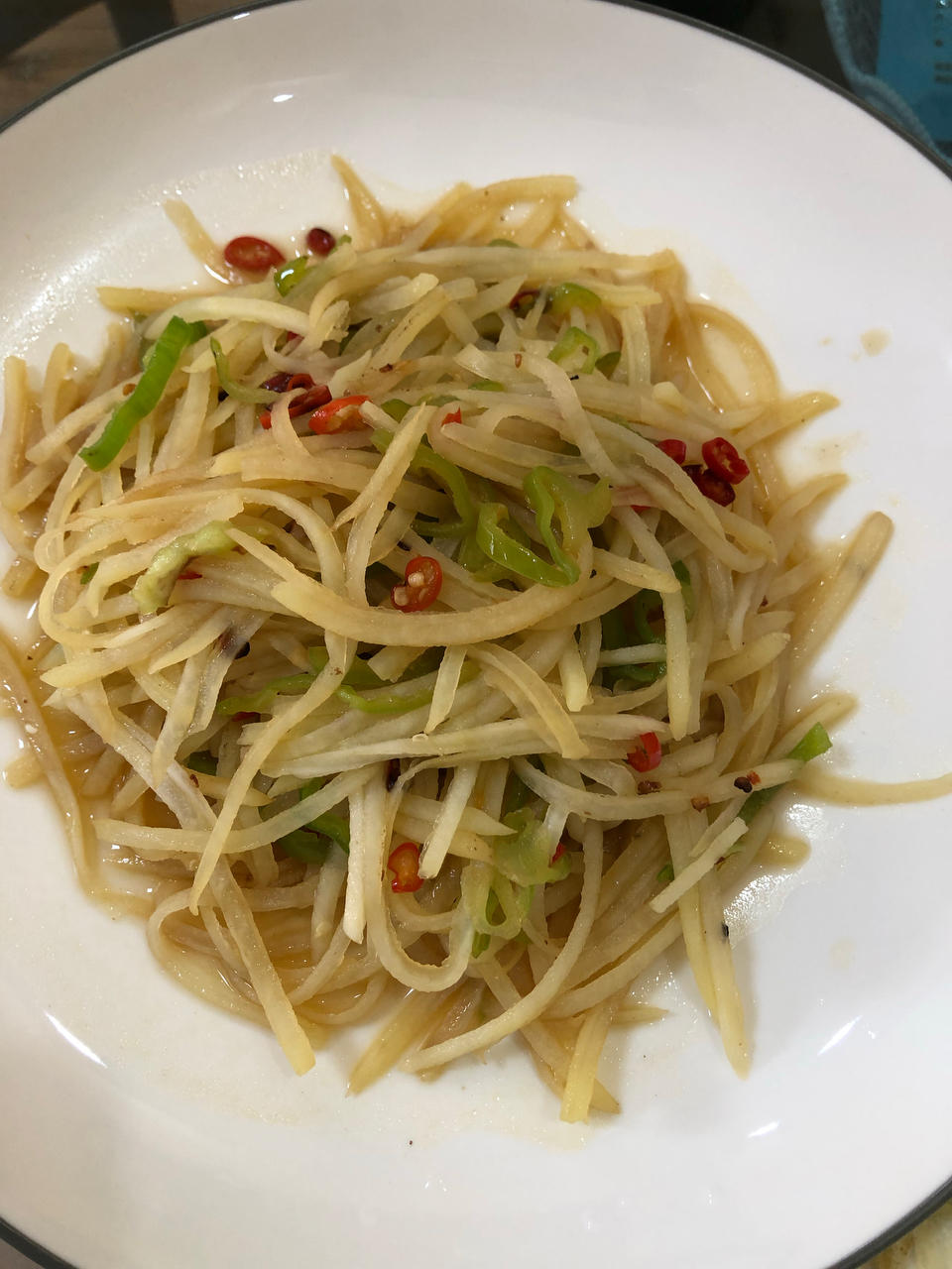 酸辣土豆丝的家常做法 超级下饭