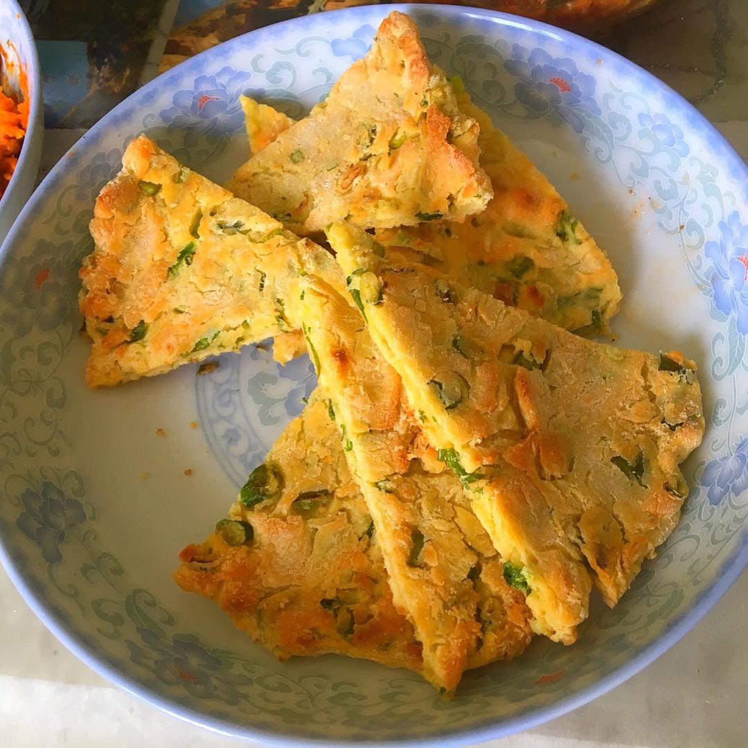 鸡蛋葱花饼