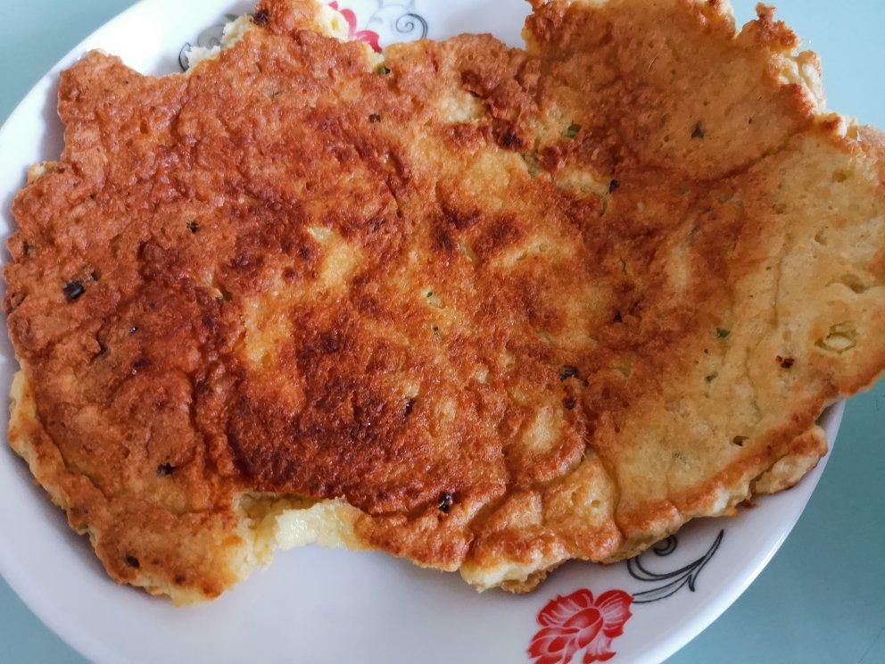 豆浆渣香葱饼
