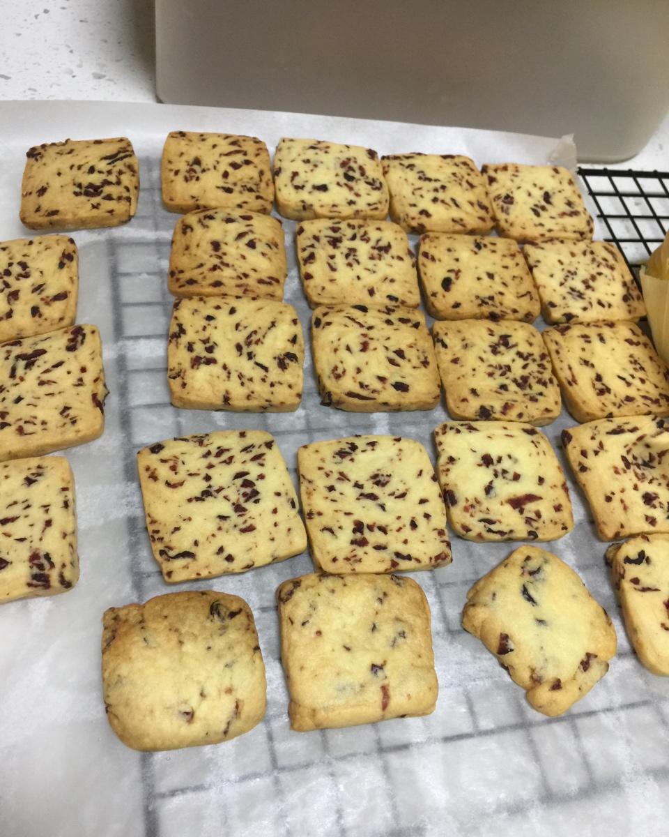 低糖少油版蔓越莓饼干