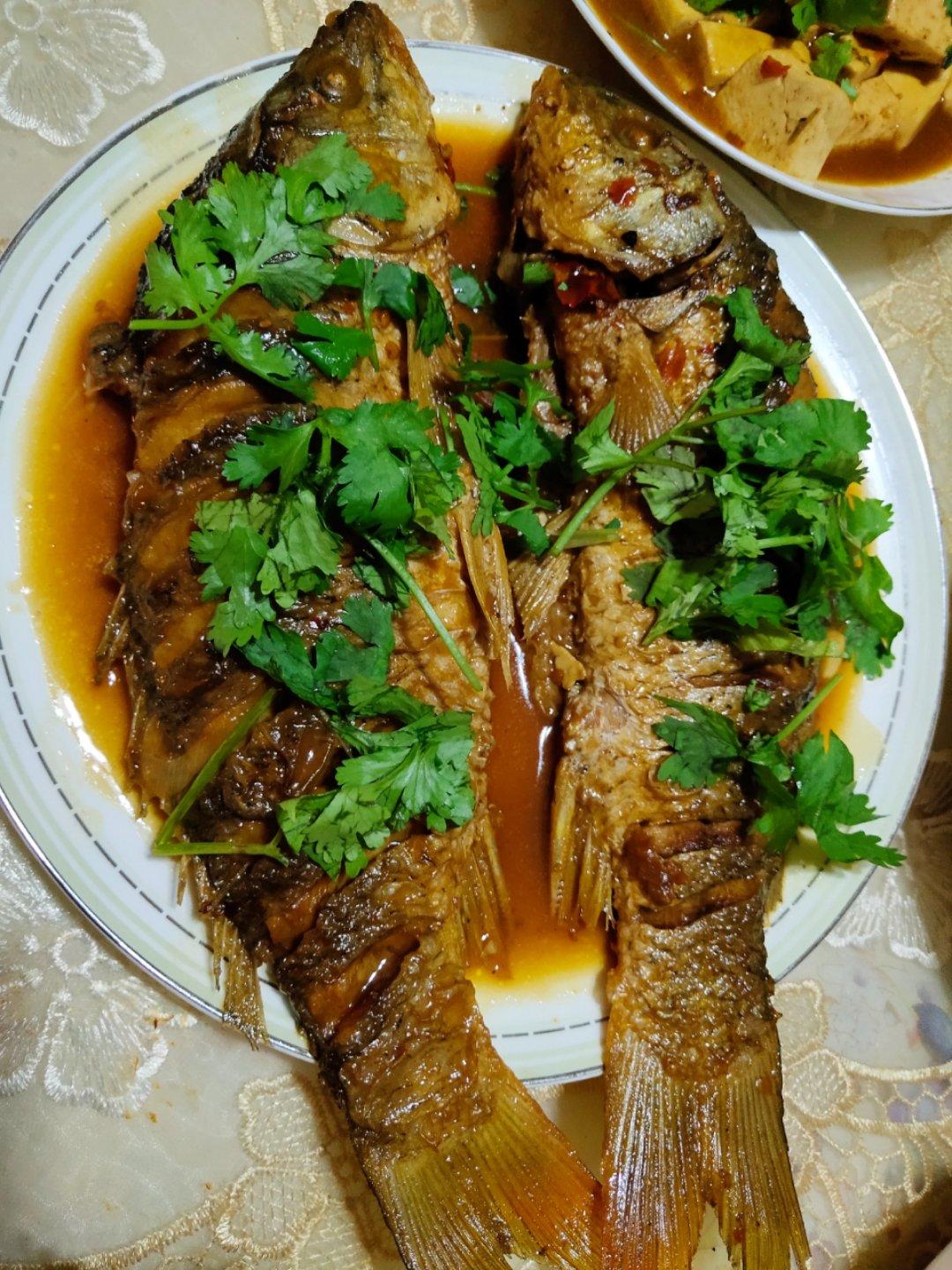 家常红烧鱼