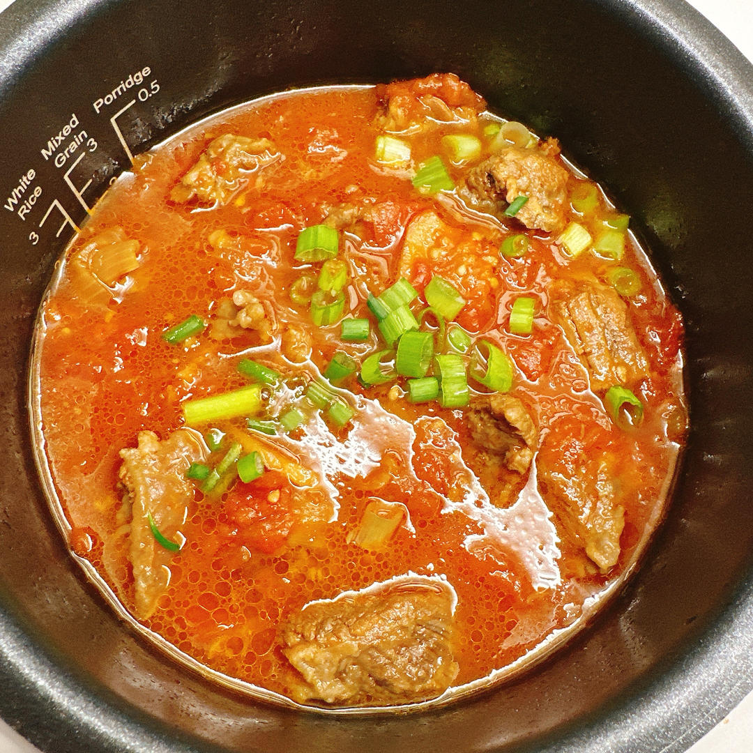 番茄土豆牛腩煲（电饭煲）