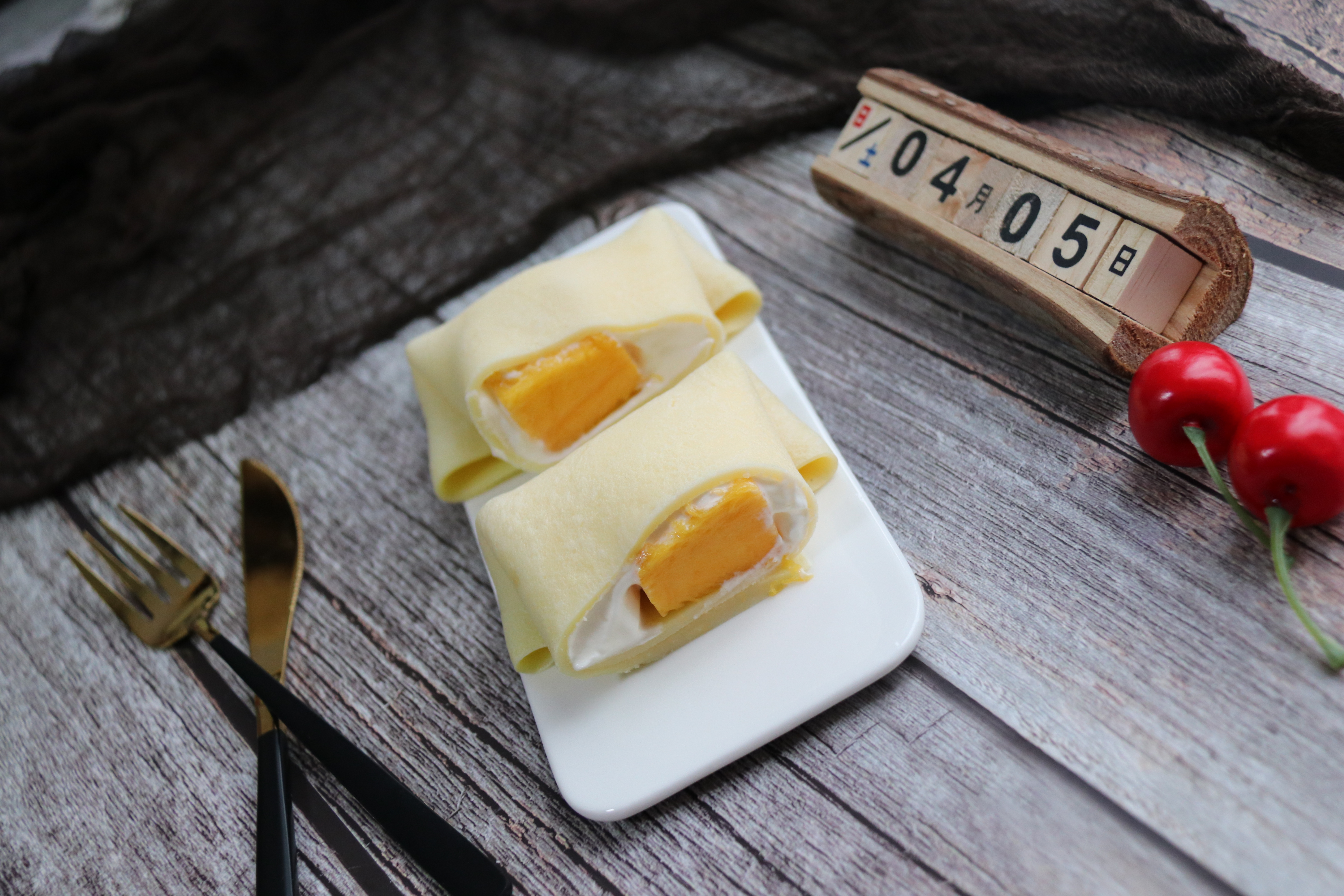经典港式甜品——芒果班戟的做法