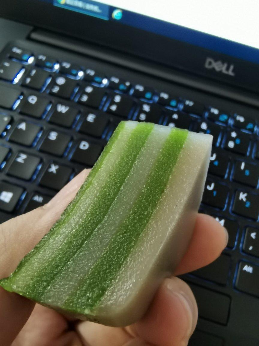 香兰叶椰汁糕（非香兰色素）