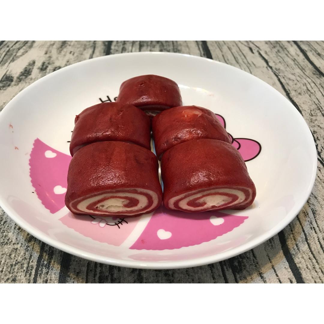 双色馒头（花朵馒头）