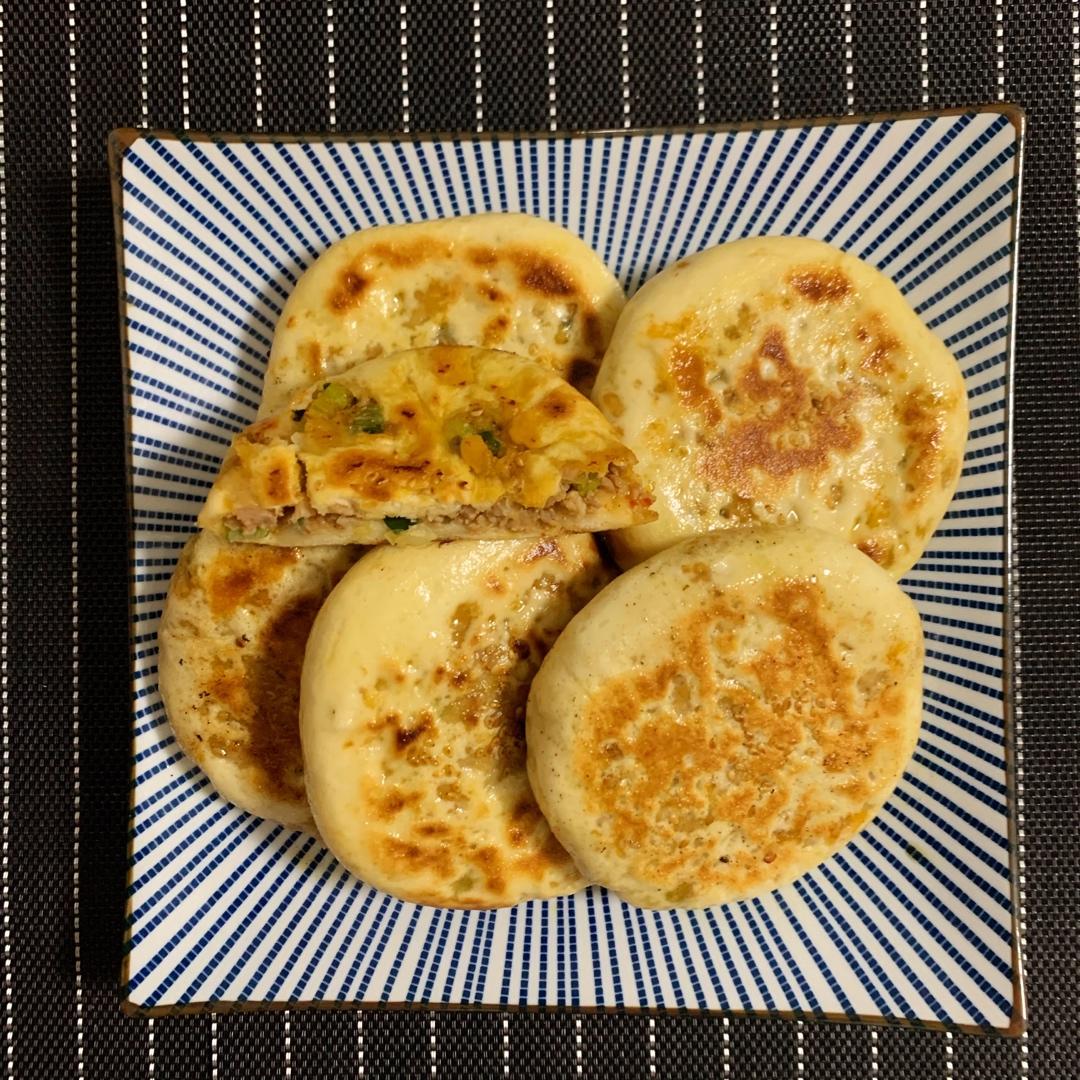 大葱猪肉馅饼（发面）