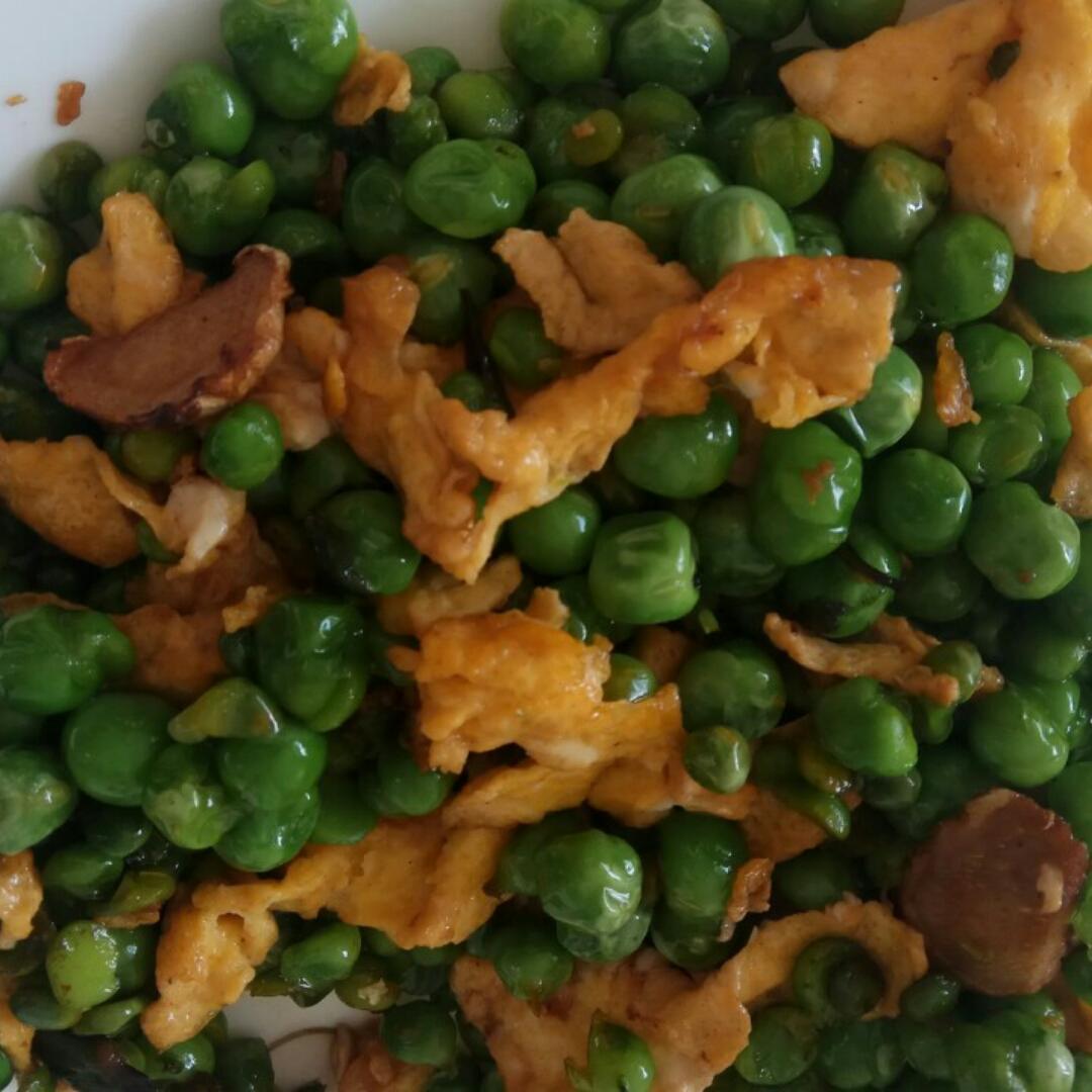 鸡蛋炒豌豆
