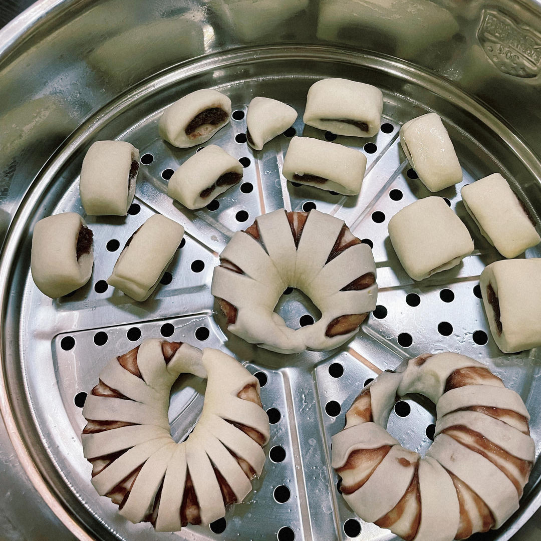 小灯笼豆沙卷 豆沙包 超治愈 一次醒发 附整形细节视频