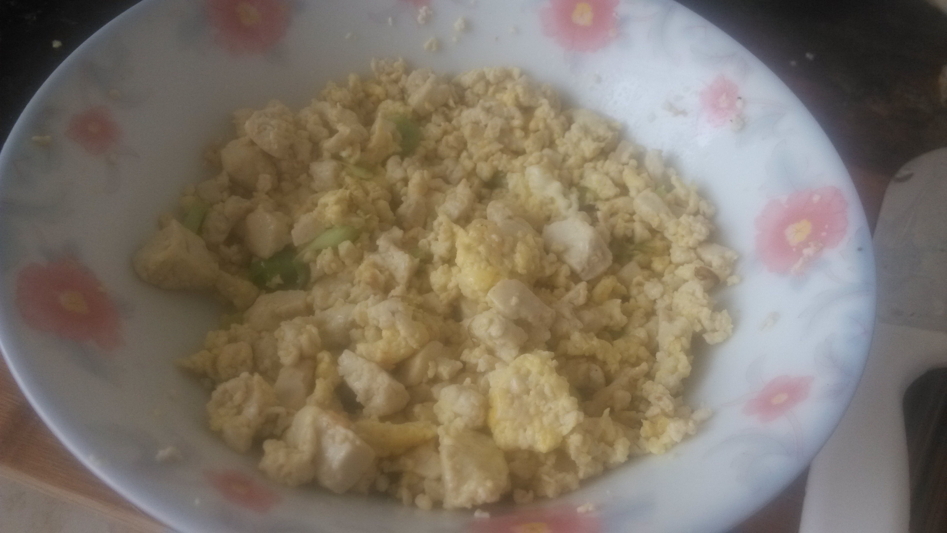 鸡刨豆腐