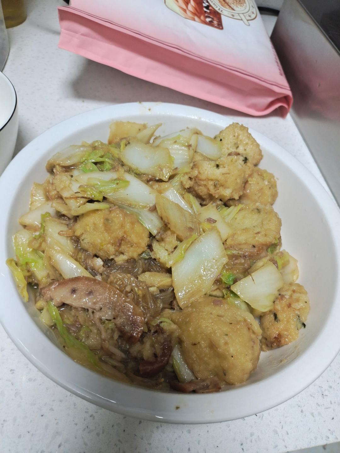 醋溜白菜丸子