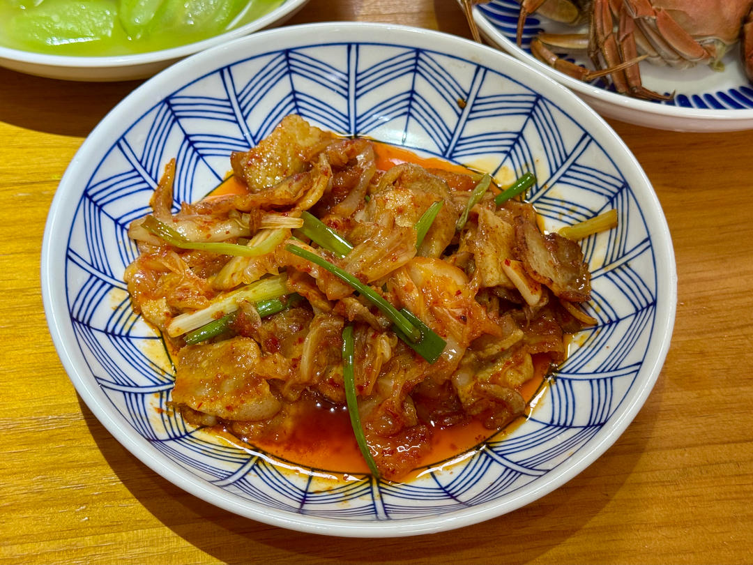 秘制泡菜炒五花肉