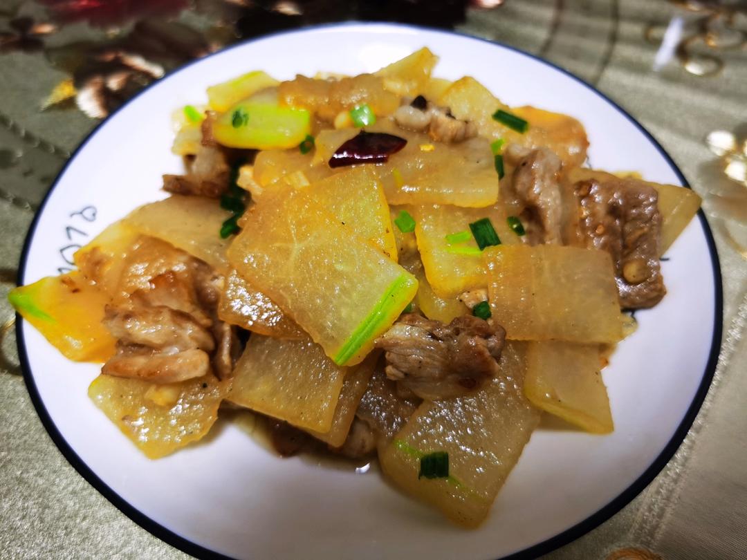 素炒冬瓜