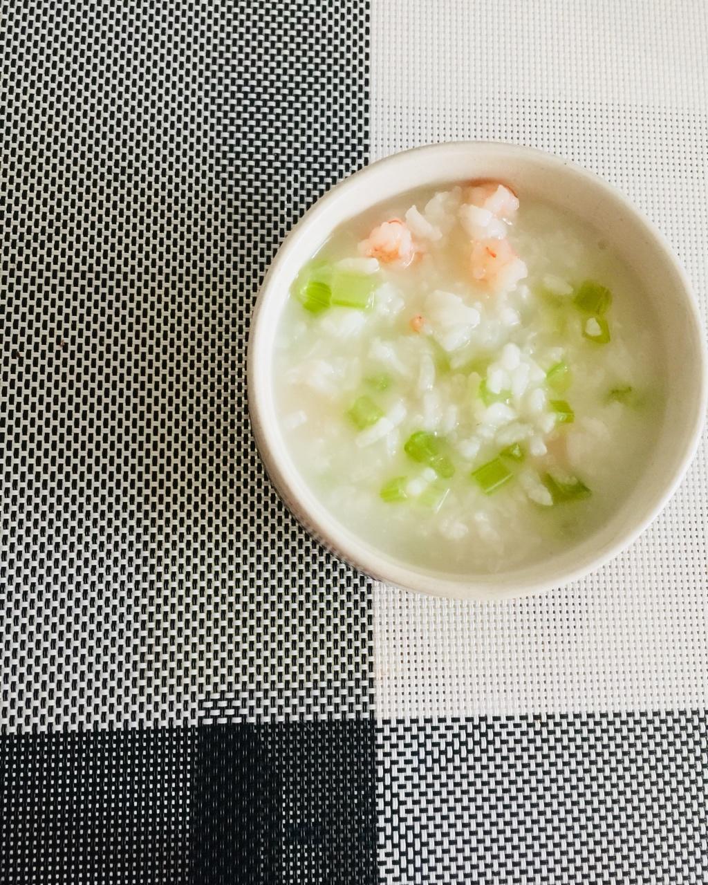 鲜虾香芹粥