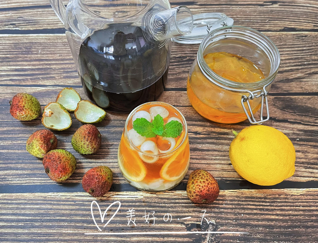 荔枝柠檬冰红茶