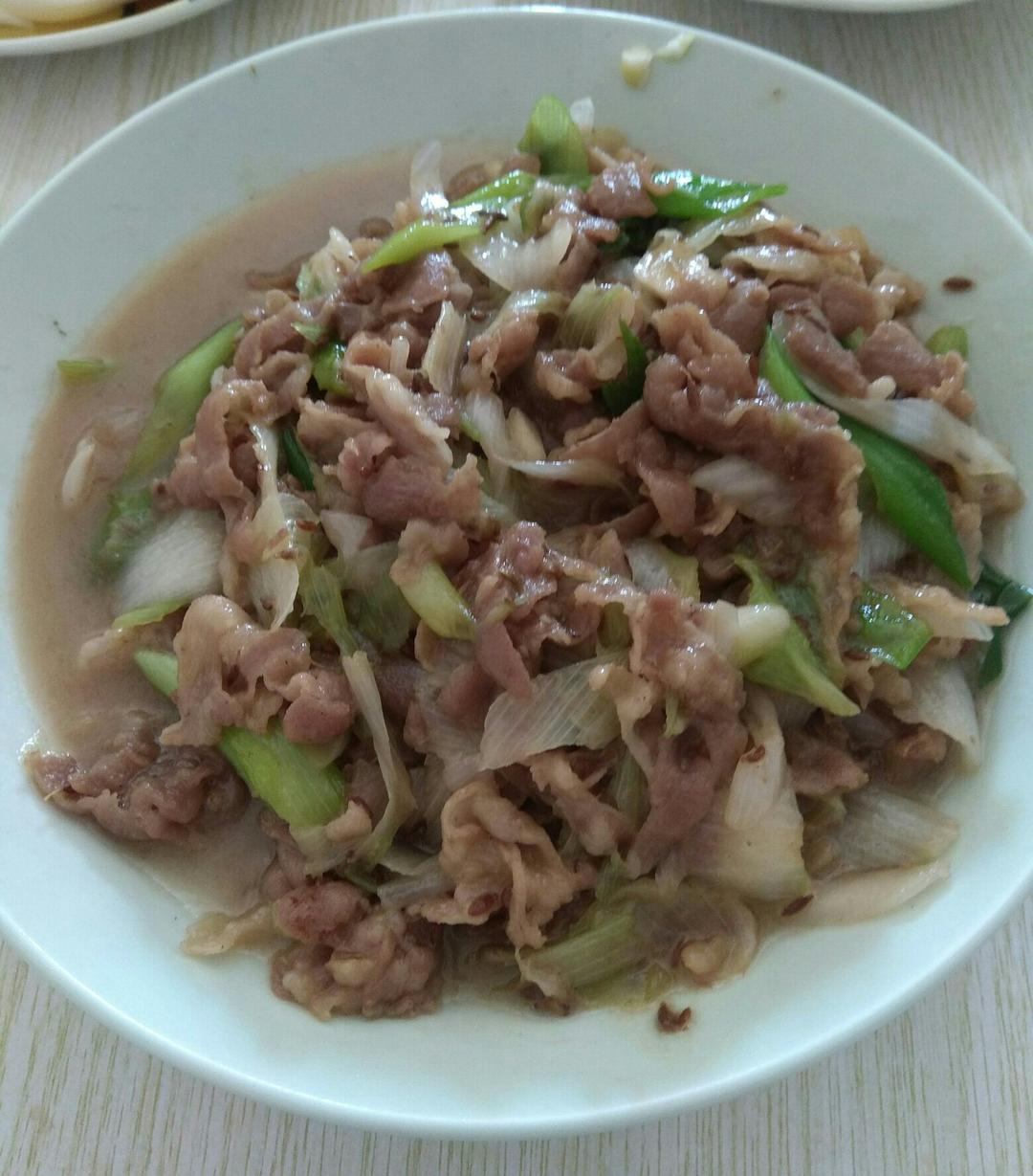 葱爆羊肉