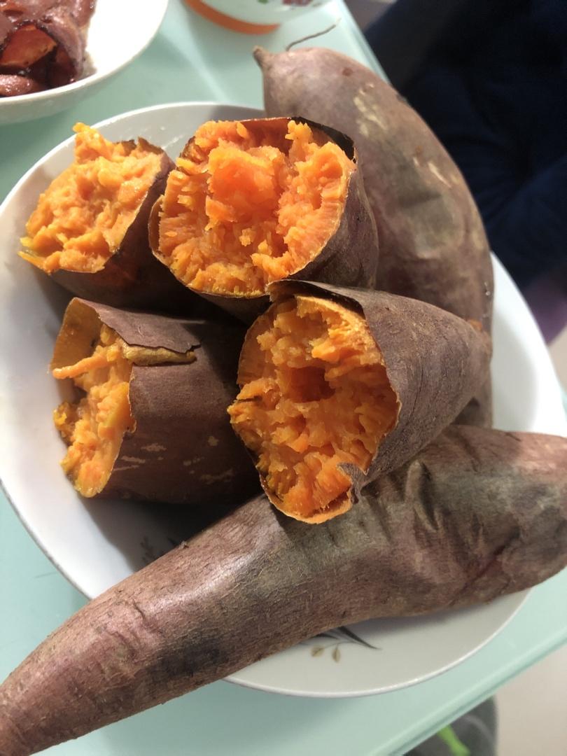烤箱烤红薯