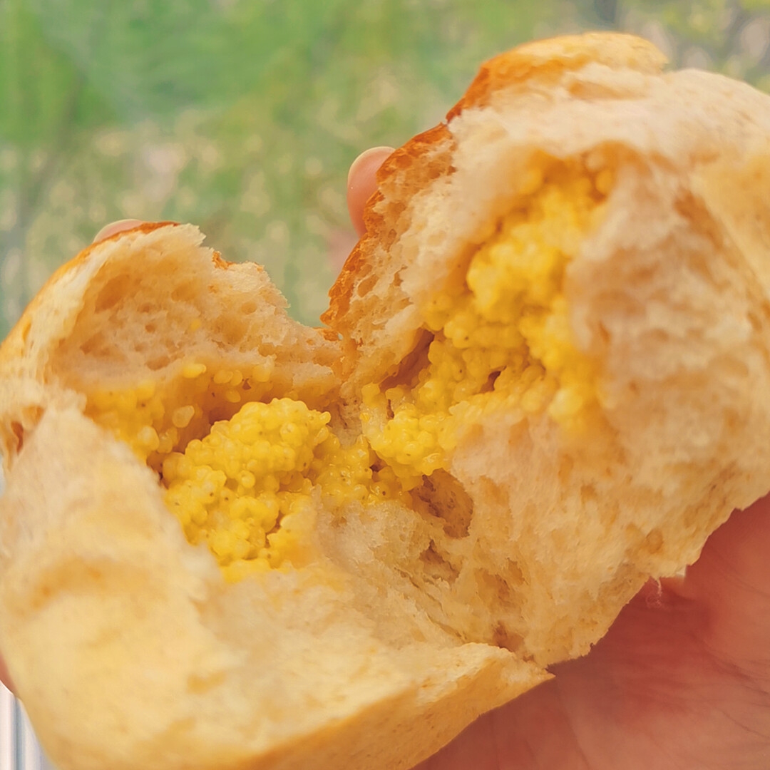 超级软的黄米早餐包的做法