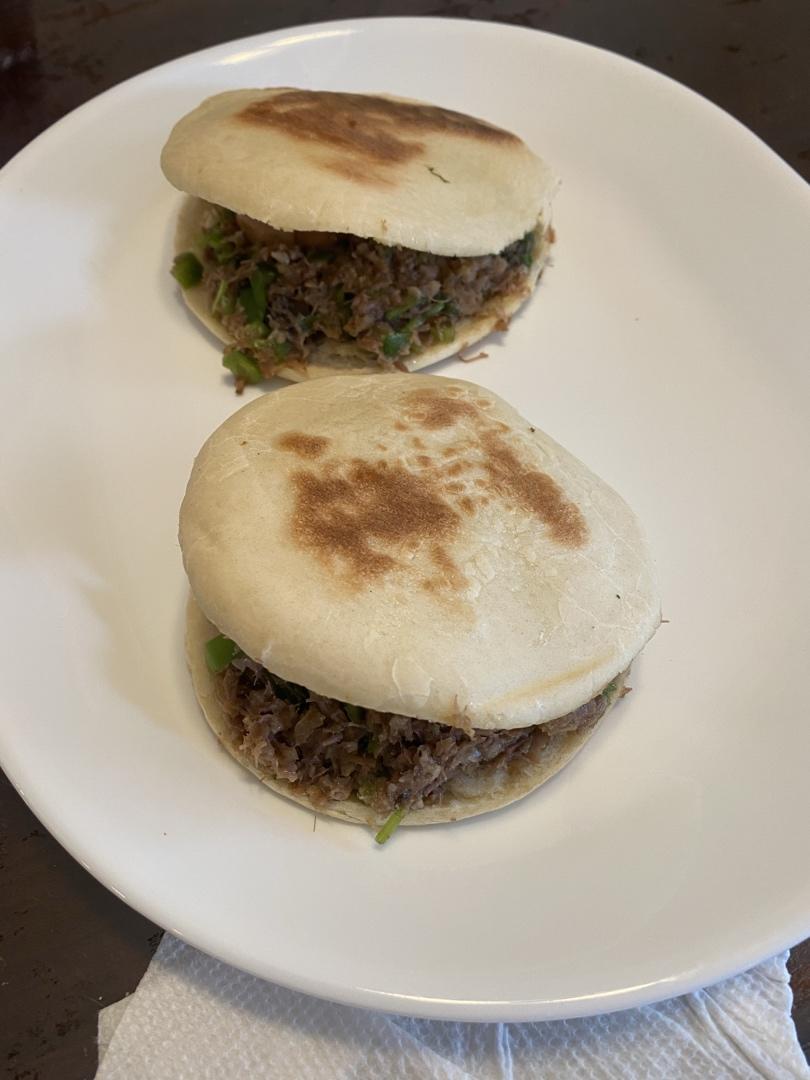 肉夹馍(白吉馍的制作)