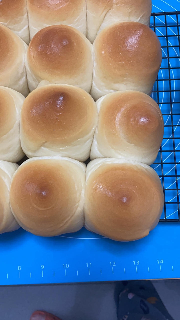 手撕奶油老面包【冷藏老面法】