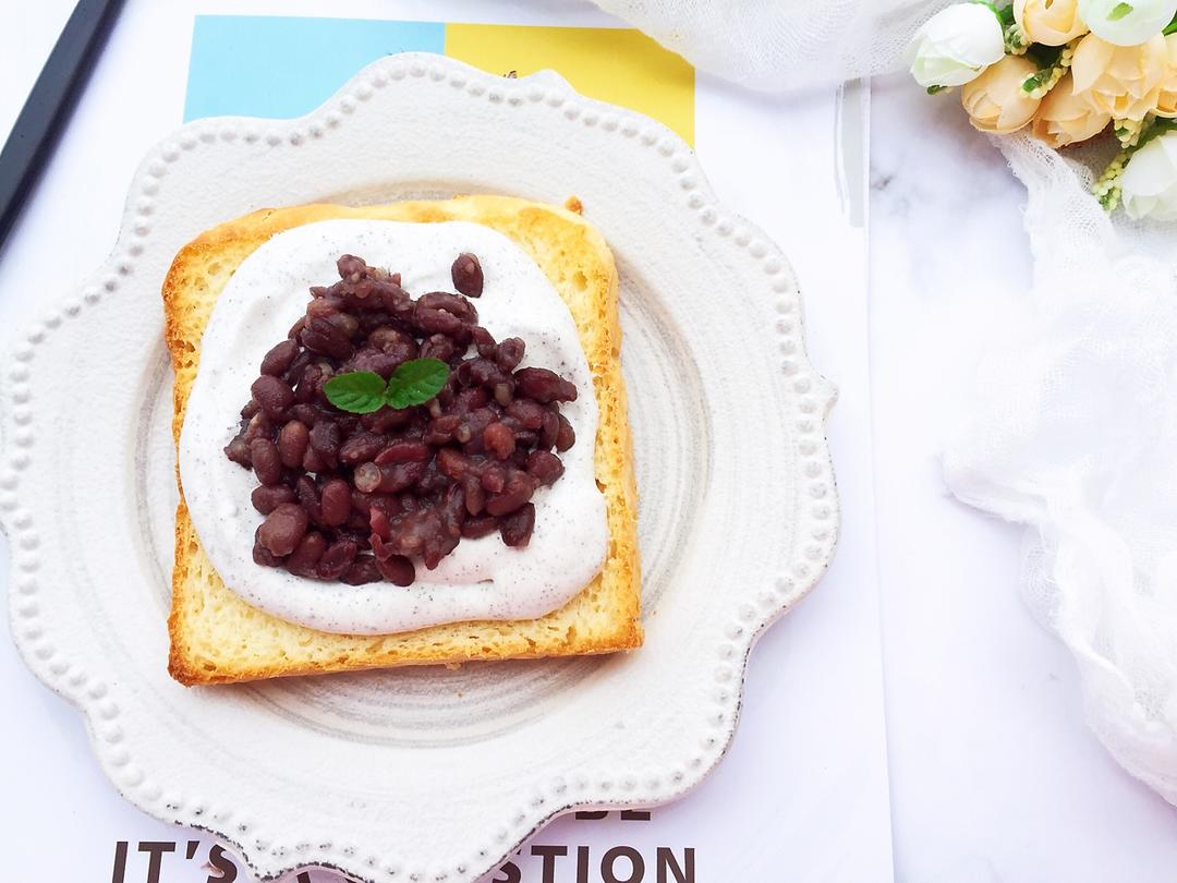 奥利奥咸奶油蜜豆吐司片