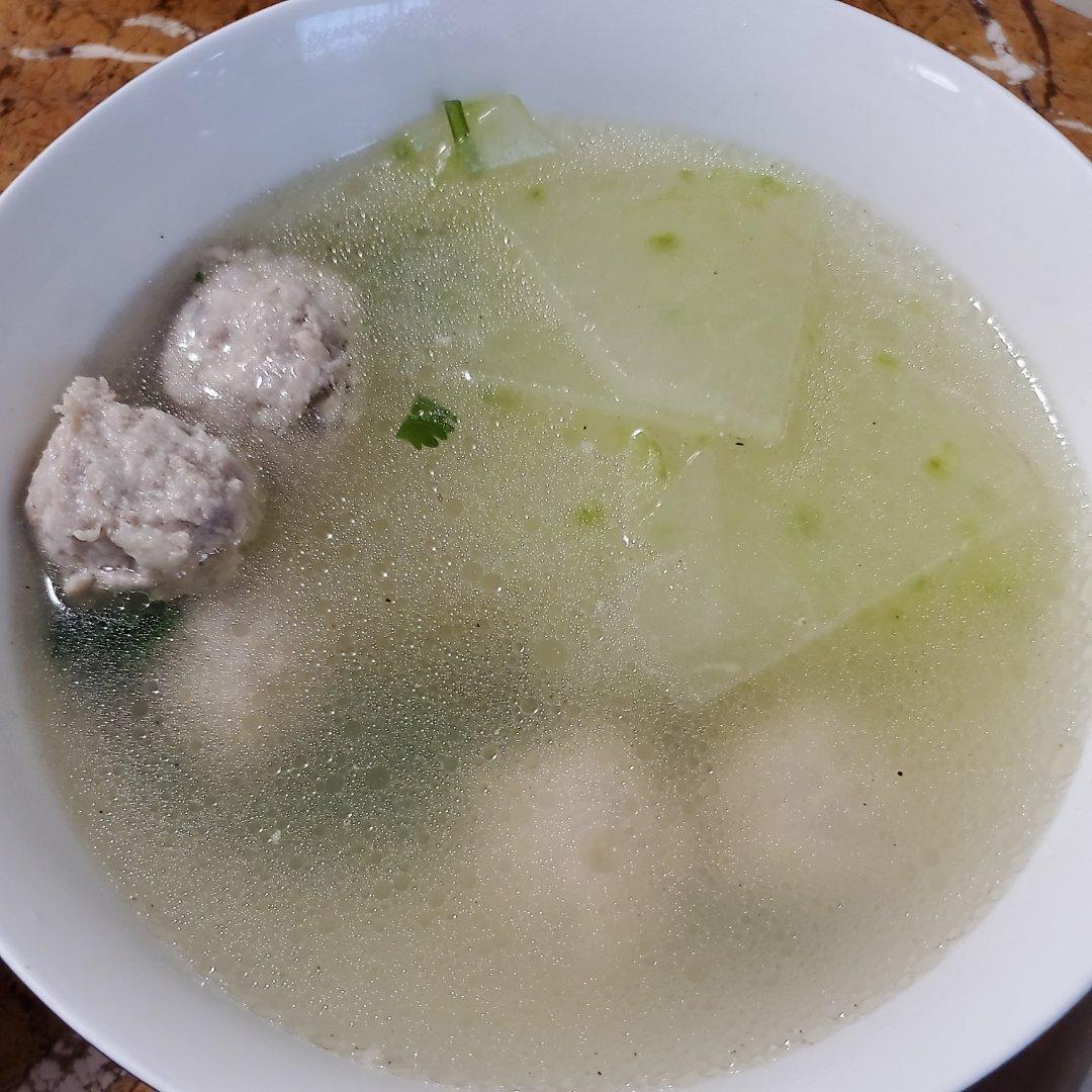 冬瓜汆丸子汤