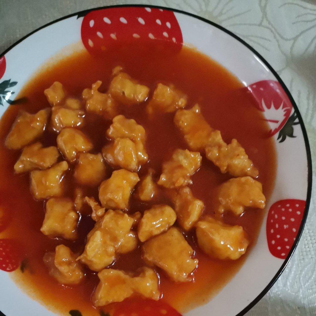 鸡胸肉版糖醋里脊