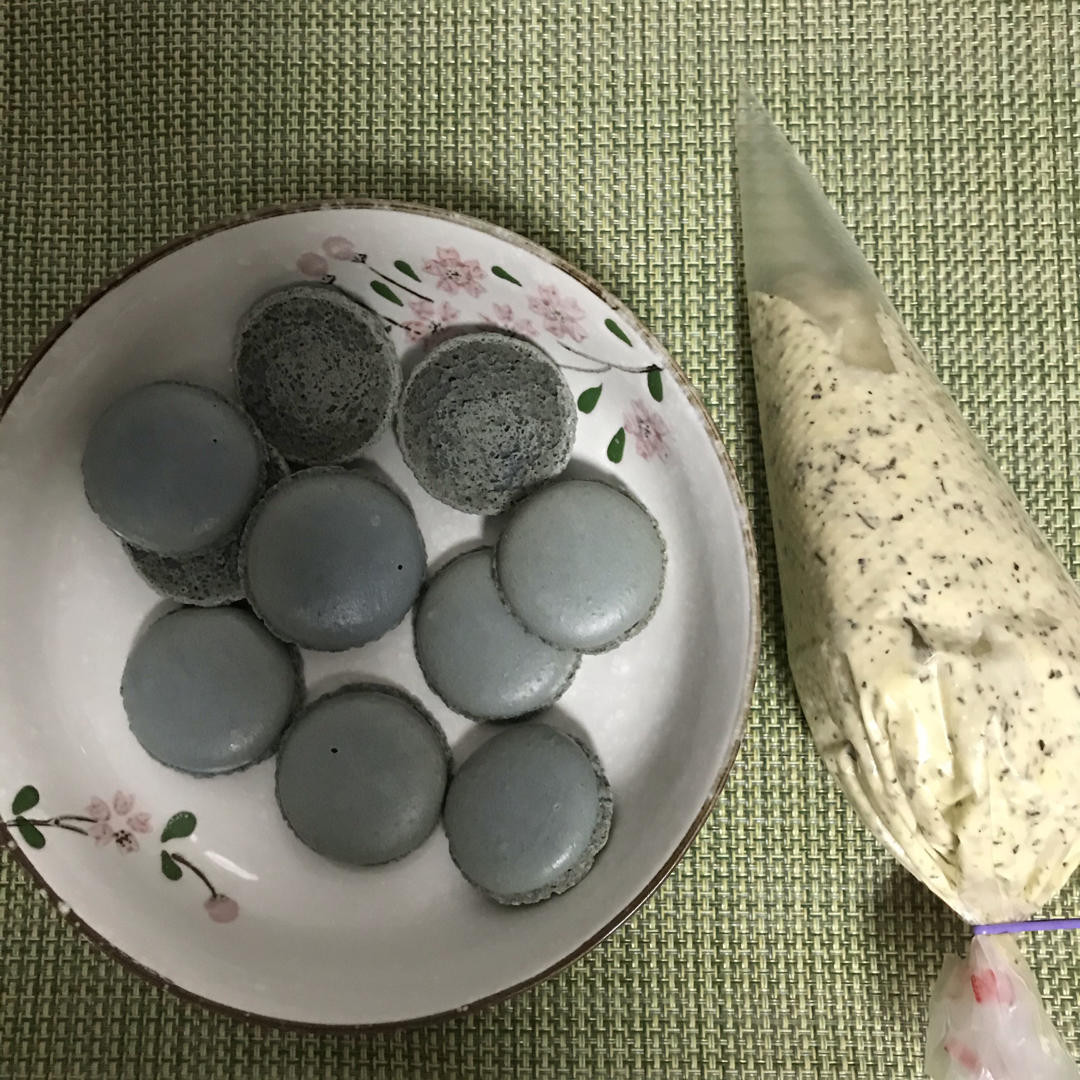 茉莉乳酪-马卡龙夹馅