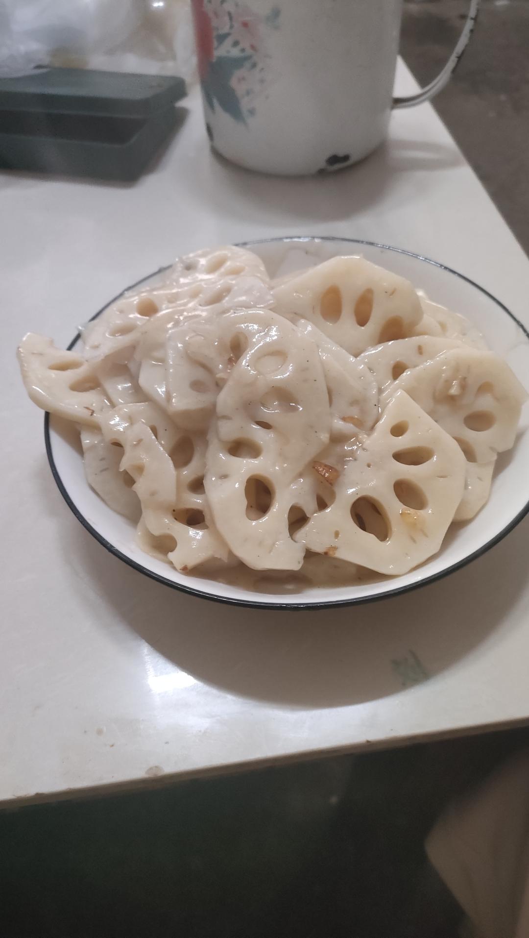 清炒藕片