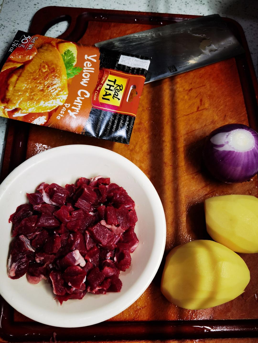 咖喱牛肉炖土豆