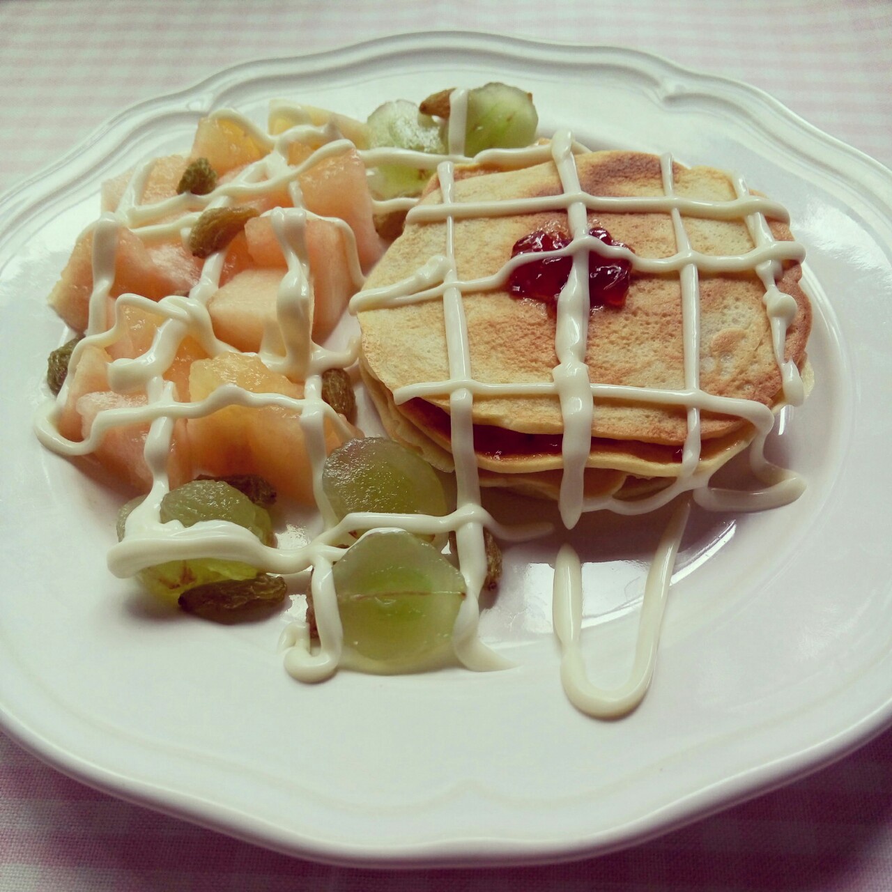 超级简单pancake【无黄油健康版】