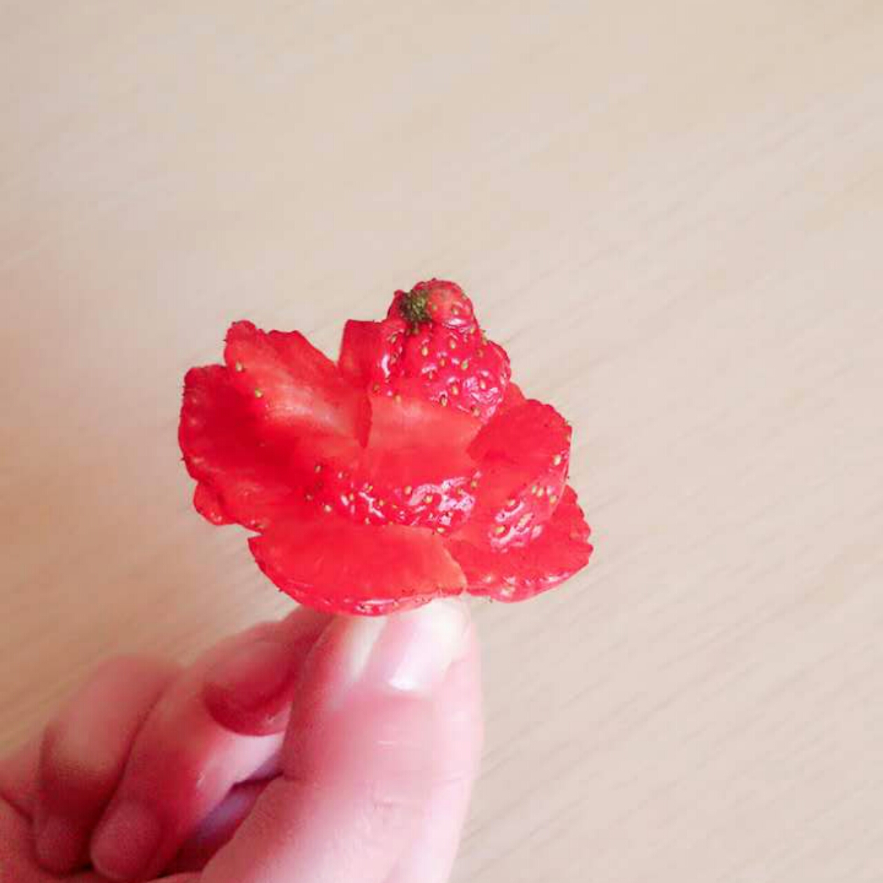 草莓玫瑰花