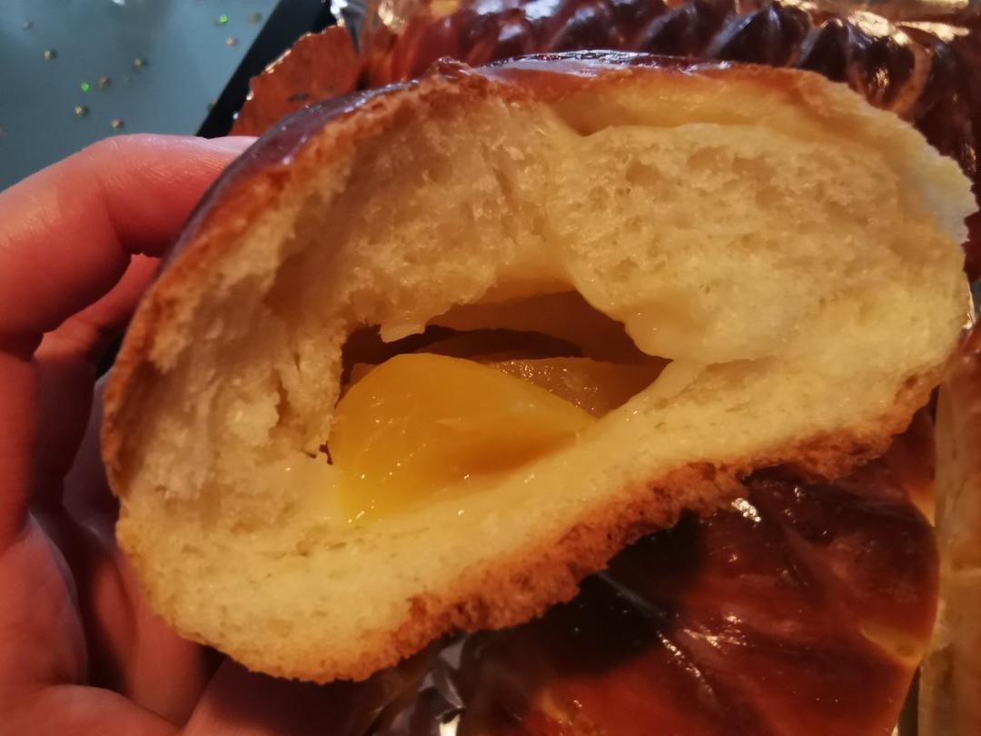 【美味桃子季】清新黄桃辫子面包
