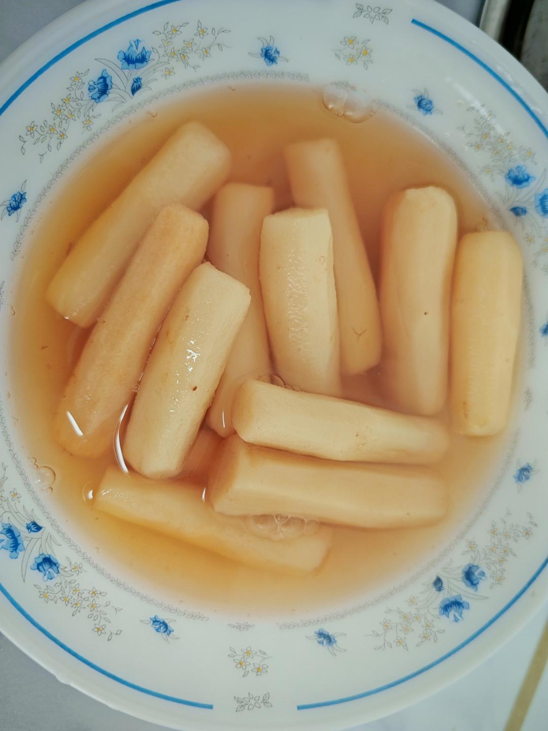 一次就成功的蜜汁山药（电饭煲懒人版）高烧红薯🍠同理