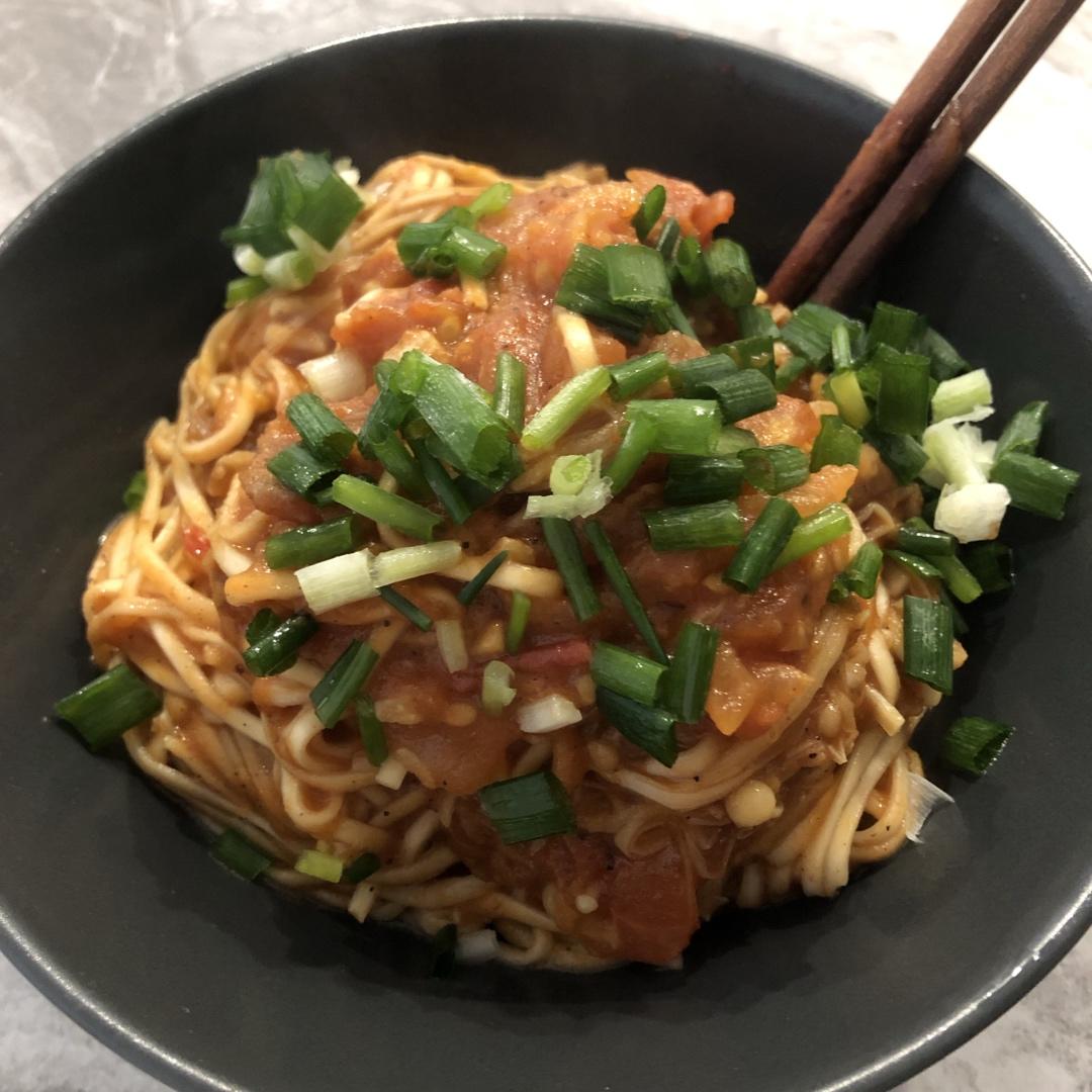 低脂低卡～营养又下饭的番茄金针菇