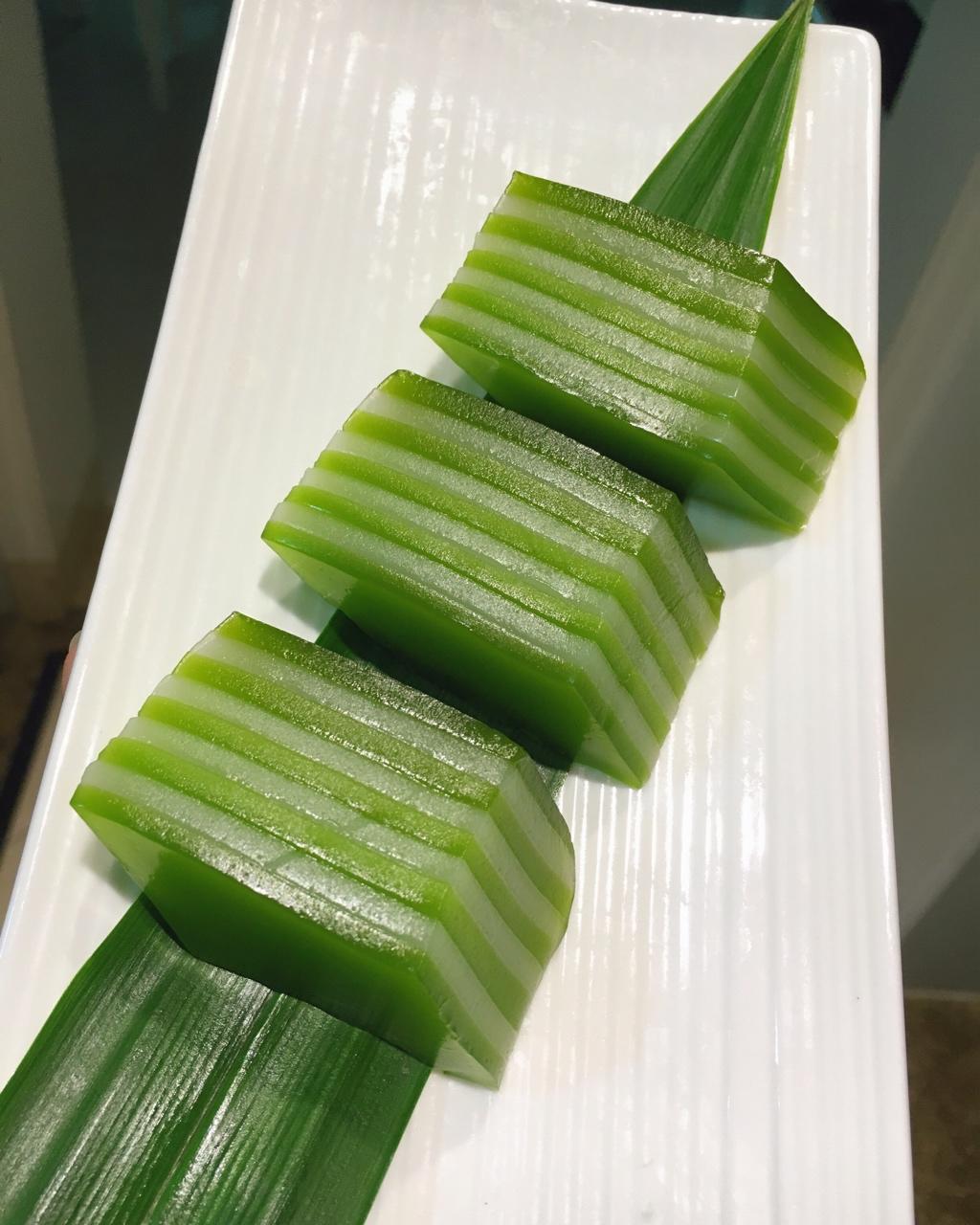 漫妮做的斑斓椰汁千层糕一点不粘木薯粉版