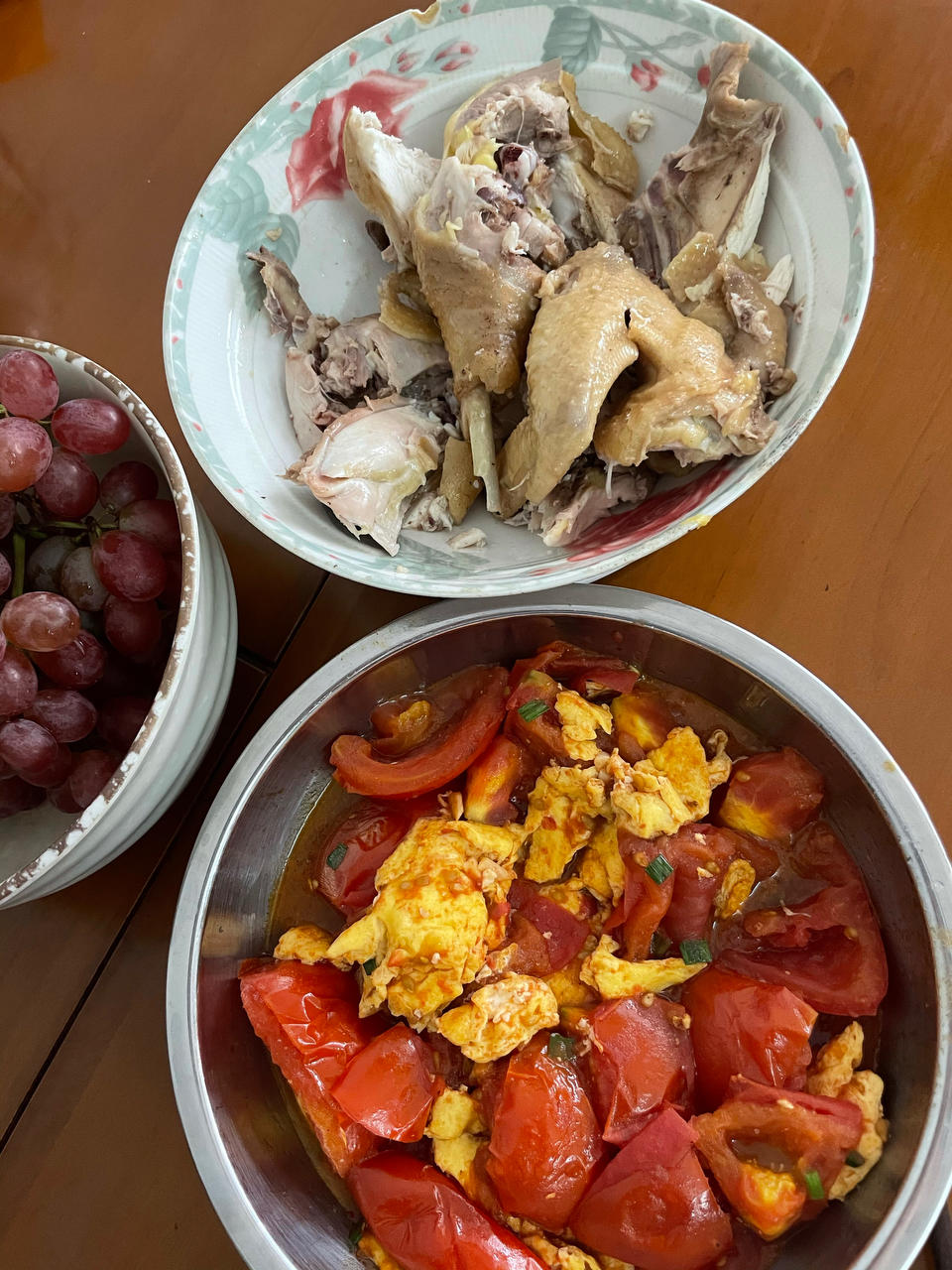 番茄炒鸡蛋（超浓的番茄味）