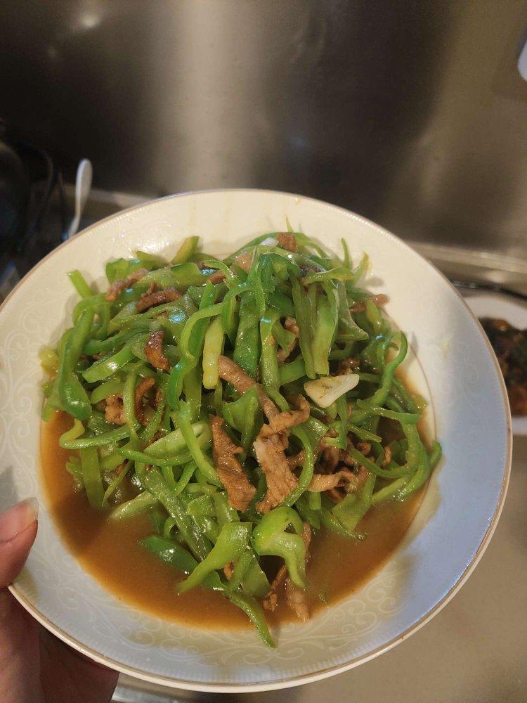 ㊙️超级下饭的青椒炒肉丝❗️吃三碗饭都不够