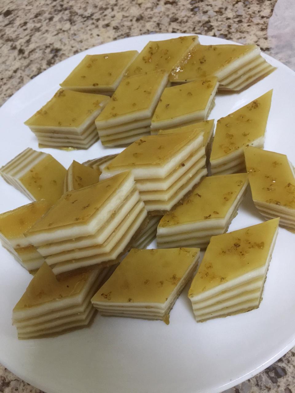 桂花椰汁马蹄糕