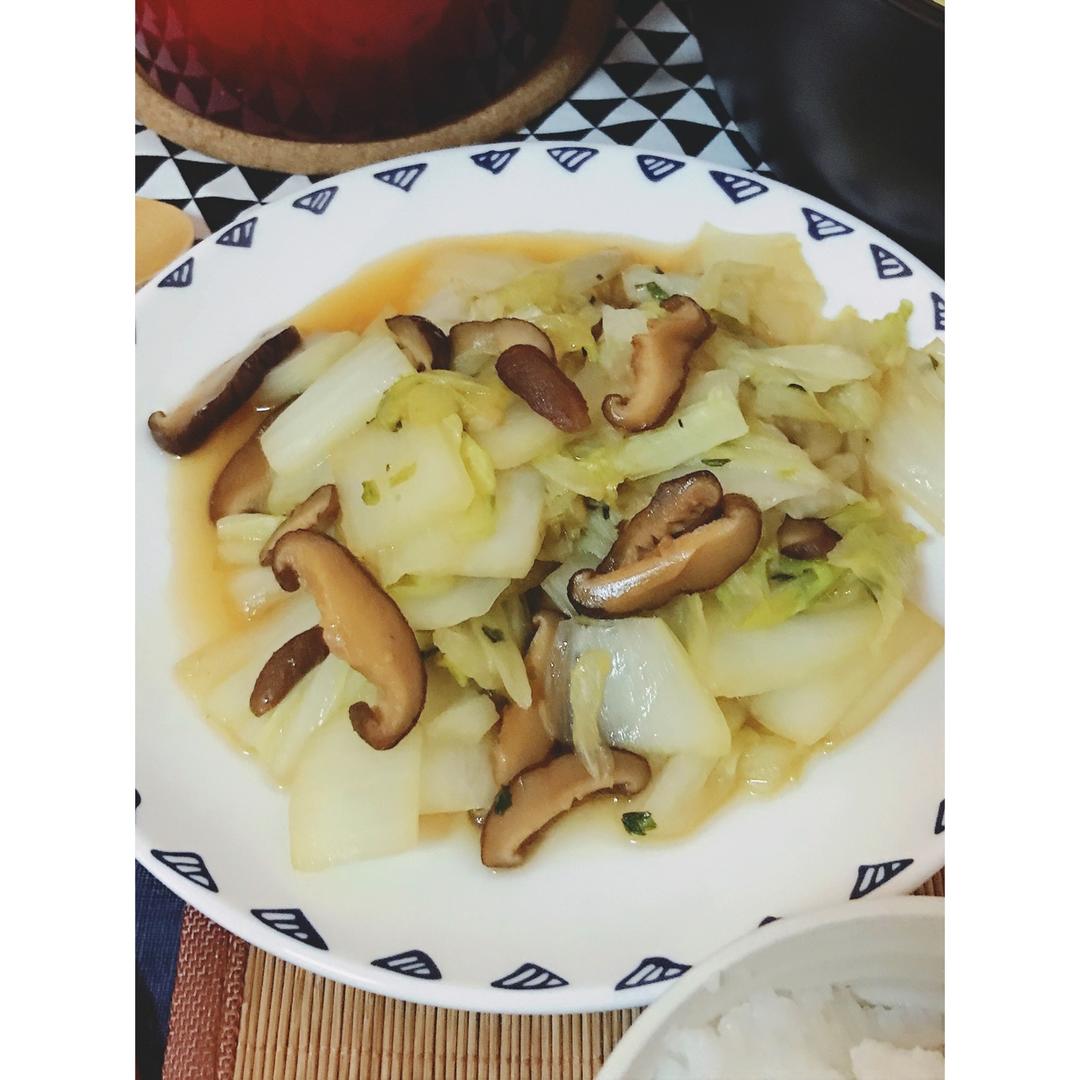 耗油香菇白菜