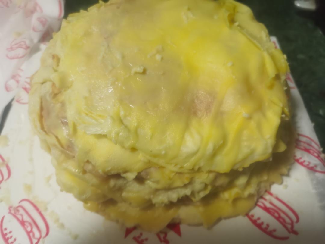 榴莲千层（超软糯蛋皮配方٩( ᐛ )و
