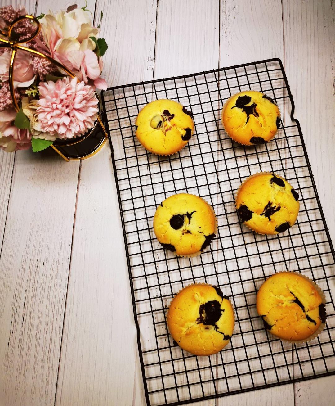 会爆浆的蓝莓玛芬蛋糕